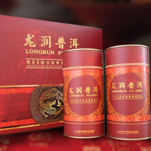 龍潤(rùn)茶產(chǎn)品-釣魚臺(tái)國(guó)賓館特供普洱茶