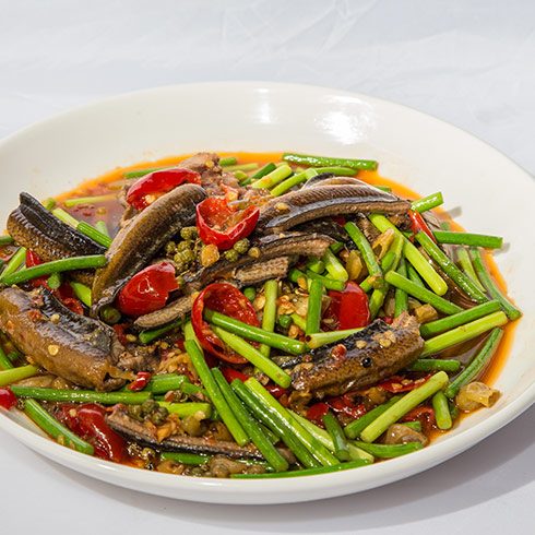 蒜苔鱔魚(yú)