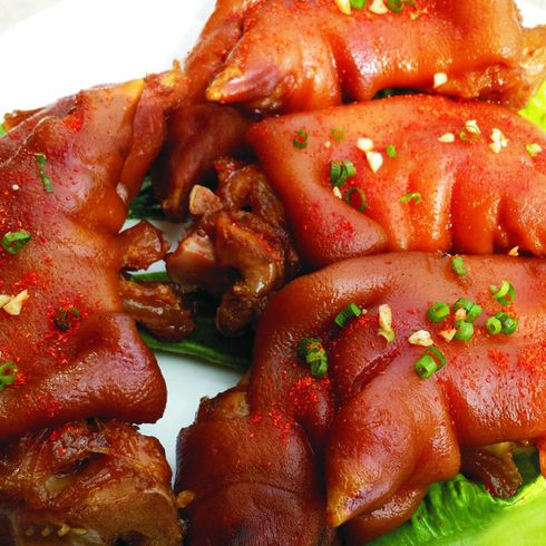 嘻魷記火山石烤魷魚(yú)店產(chǎn)品-石烤豬蹄