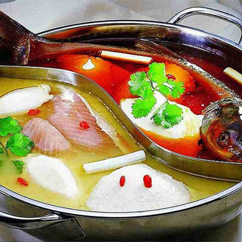 黃蜀郎雞公煲-鴛鴦魚(yú)火鍋