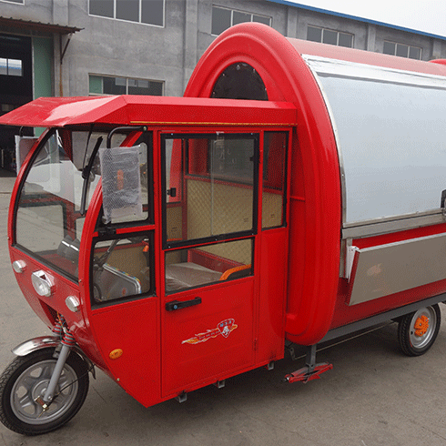 街頭霸王速食車(chē)-紅色三輪款