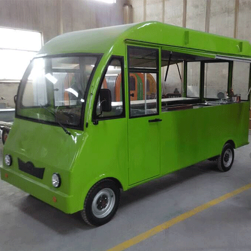 街頭霸王速食車(chē)-綠色四輪款
