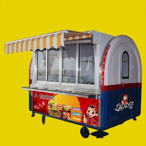 美味傳奇小吃車(chē)-拱形餐車(chē)