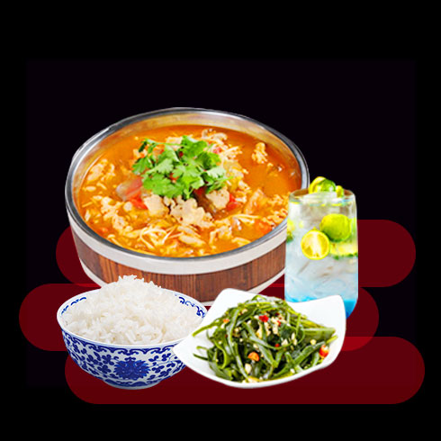 鮮辣魚(yú)生酸菜魚(yú)米飯-木桶咖喱魚(yú)飯