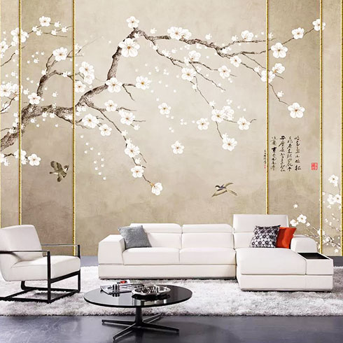 冰彩活畫空間裝飾-花鳥(niǎo)畫